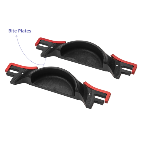 Equine Interchangeable x-ray biteplates